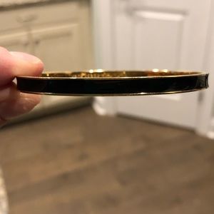 Kate Spade black and gold bangle